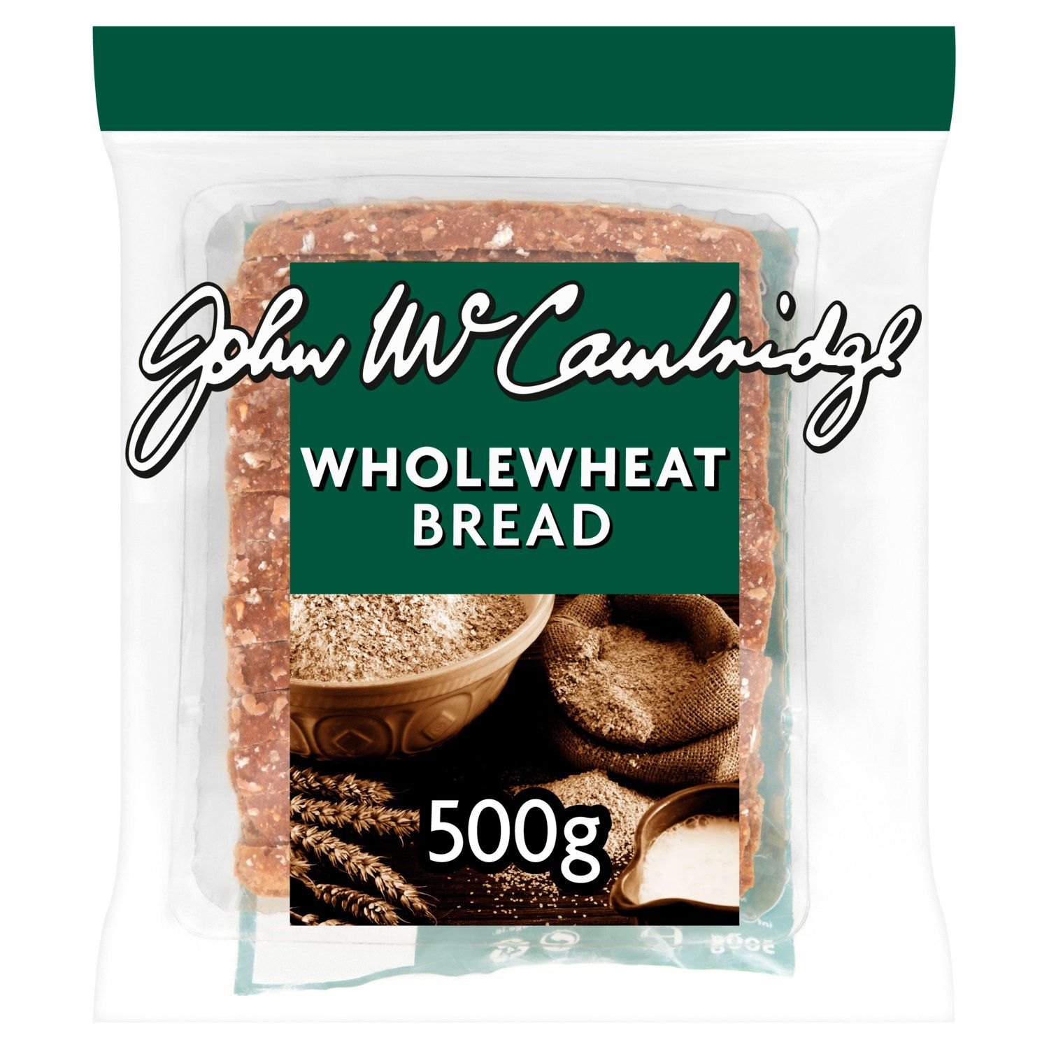 John McCambridge Wholewheat Bread 500 g front pack