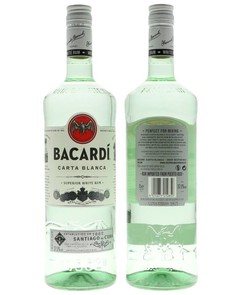 Bacardi Carta Blanca 37.5% | 100 cl
