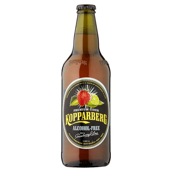 Kopparberg 0% Cider Strawberry Lime | 8 × 50 cl