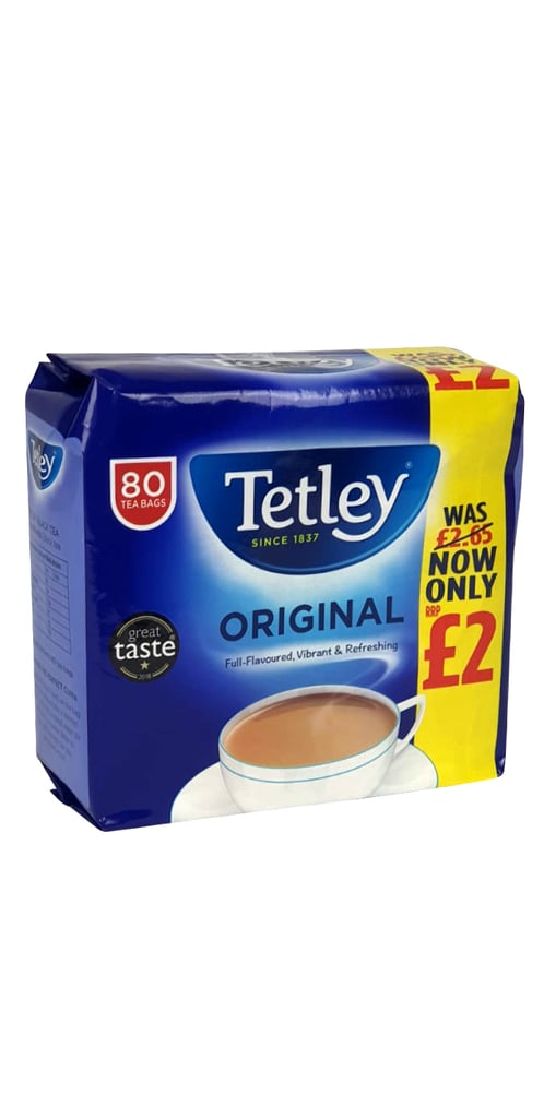 Tetley Original Tea | 6 × 80 bags