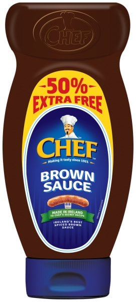 Chef Brown Sauce Squeezy | 12 × 485 g