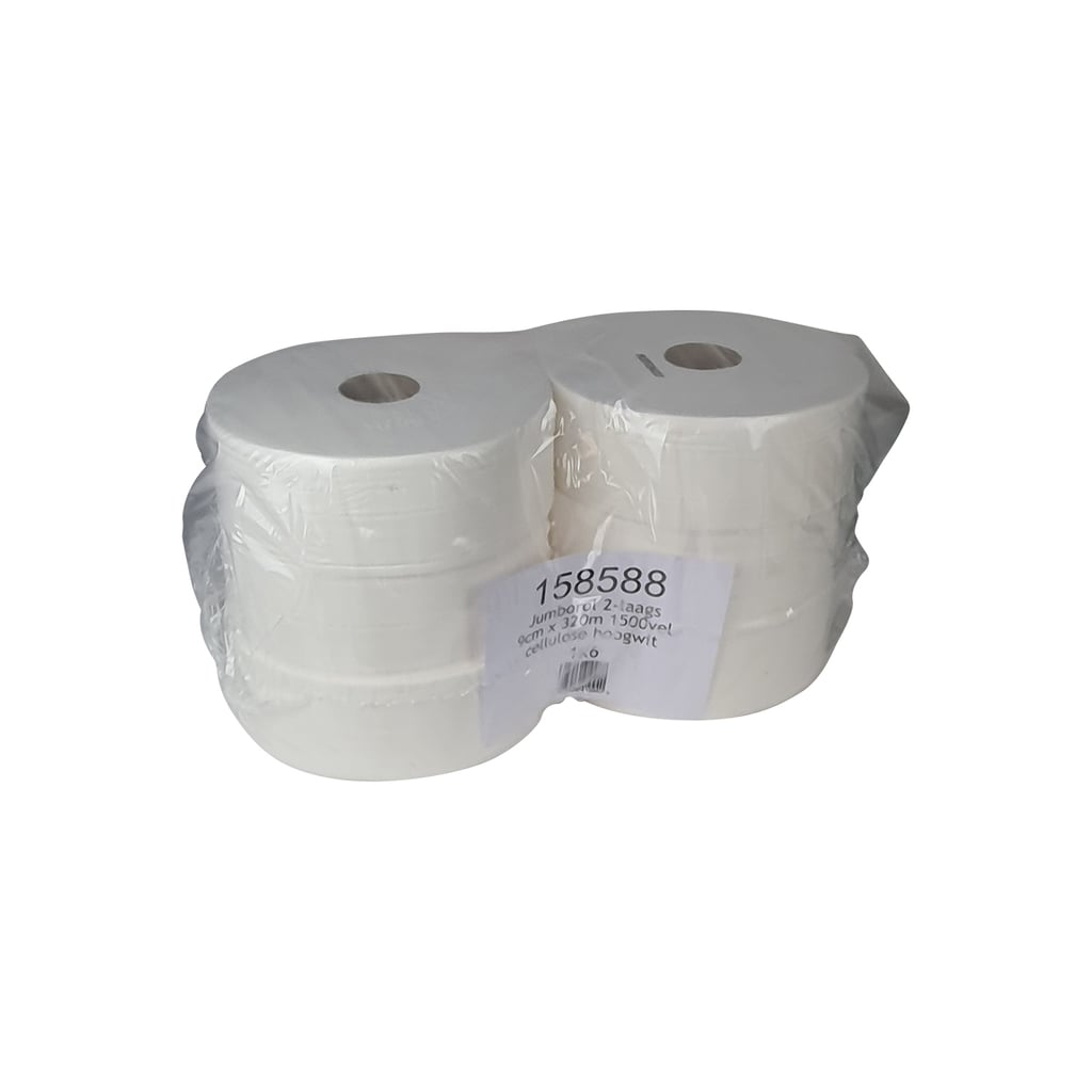 Tork Jumbo Toilet Rolls 2-ply Cellulose | 6 × 380m