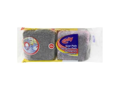 Multy Soap-Filled Steel-Wool Pads | 20 × 2 pieces