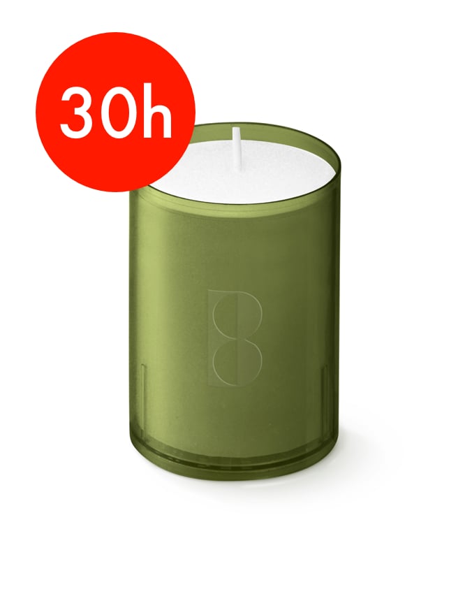 Bolsius Relight Olive-Green Refills | 20 pieces