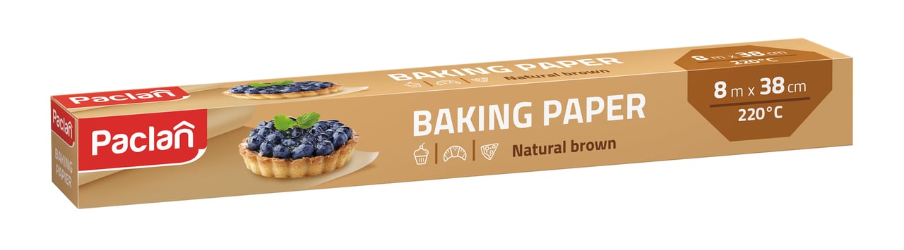 Paclan Baking Paper | 38 cm wide, 8 m long