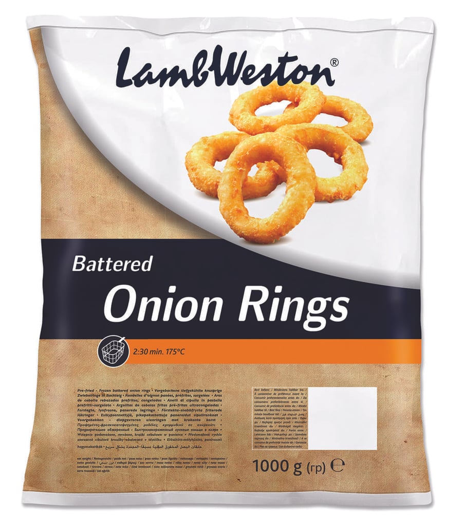 Lambweston Beer-Battered Onion Rings | 6 × 1 kg frozen