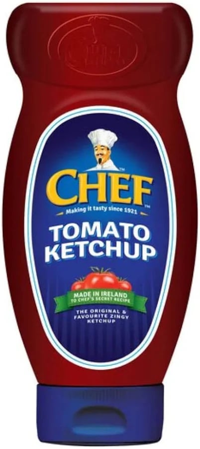 Chef Tomato Ketchup Top Down | 12 × 490 g