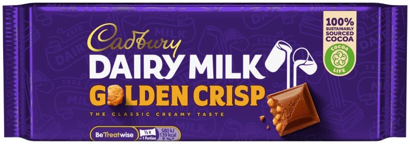 Cadbury Dairy Milk Golden Crisp | 48 × 54 g