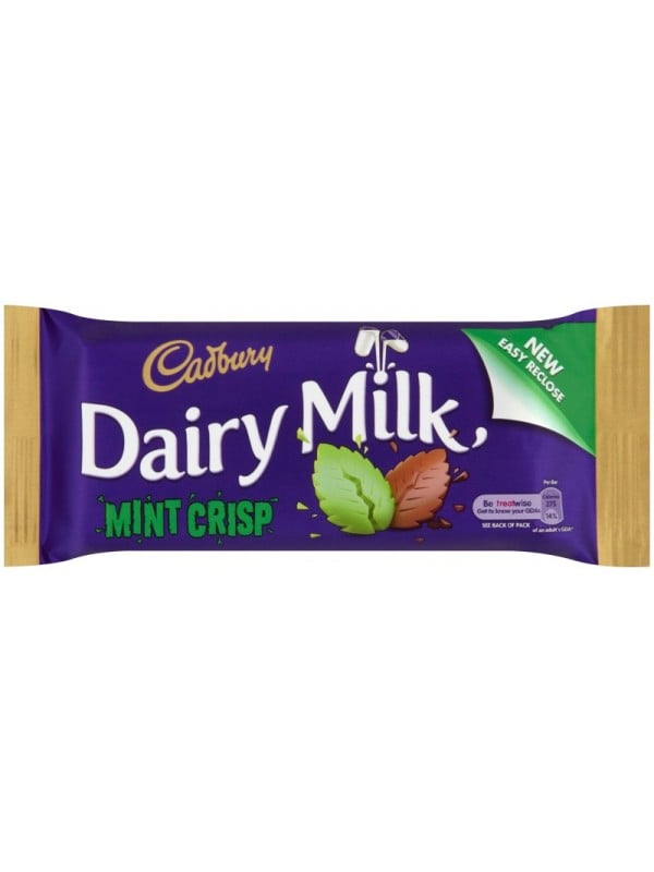 Cadbury Dairy Milk Mint Crisp | 48 × 54 g