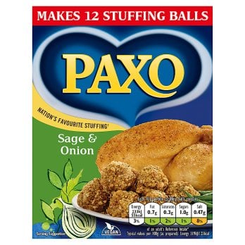Paxo Sage & Onion Stuffing | 16 × 170 g