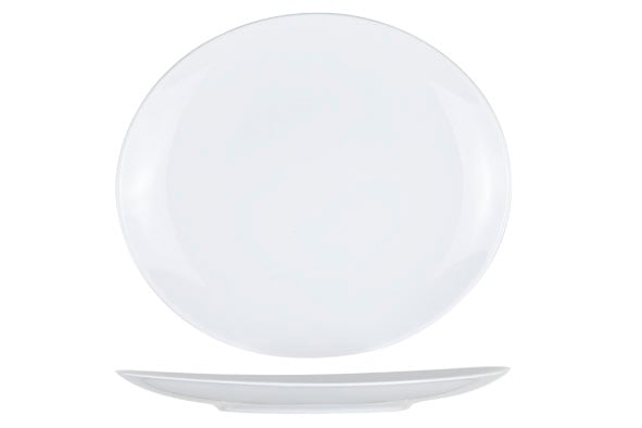 Oval Steak and Fish Plate 27 × 30 cm | 6 pieces